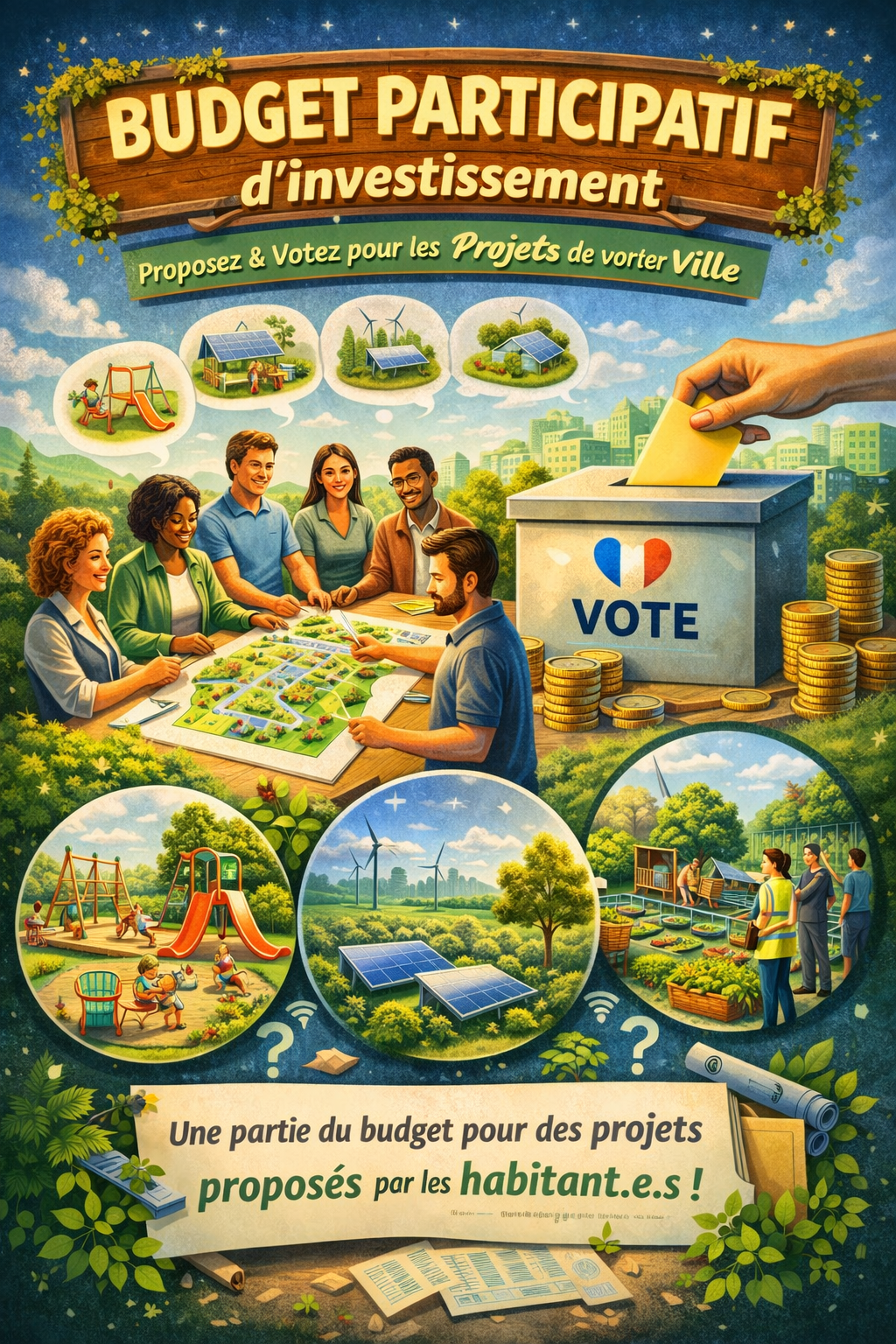 Budget participatif d&rsquo;investissement