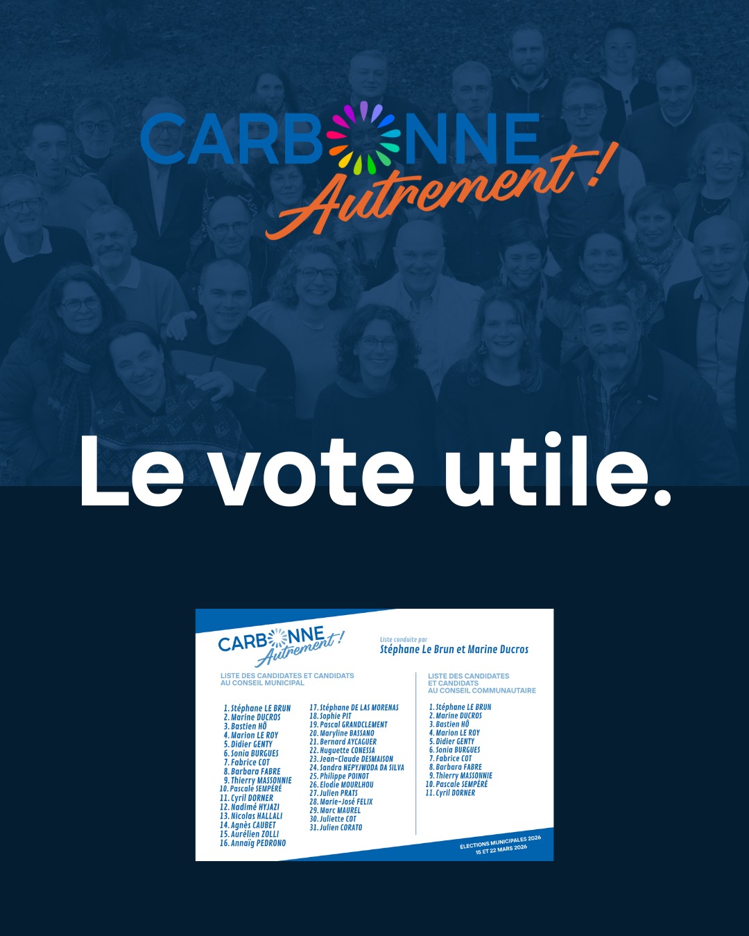 Votre vote sera utile.